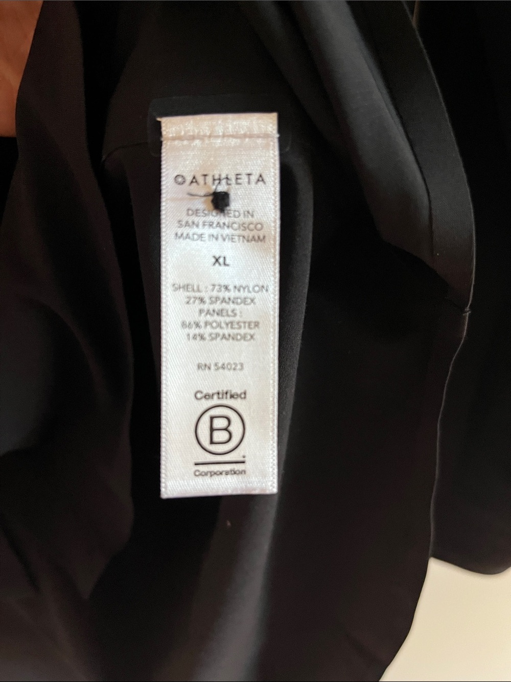 Athleta Urbanite Top Black XL Like New Lightweight Stretch Athleisure Tunic - Picture 7 of 10